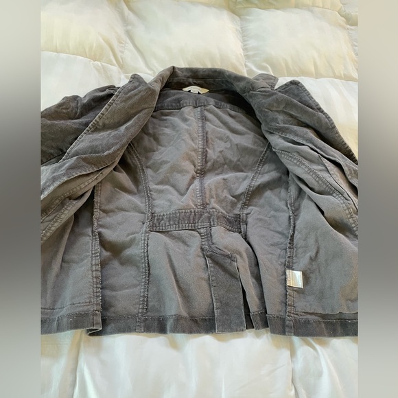 St. Johns Bay Women’s Dark Grey Corduroy Jacket - Picture 5 of 8